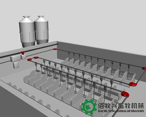 猪场自动化料线的安装方法介绍