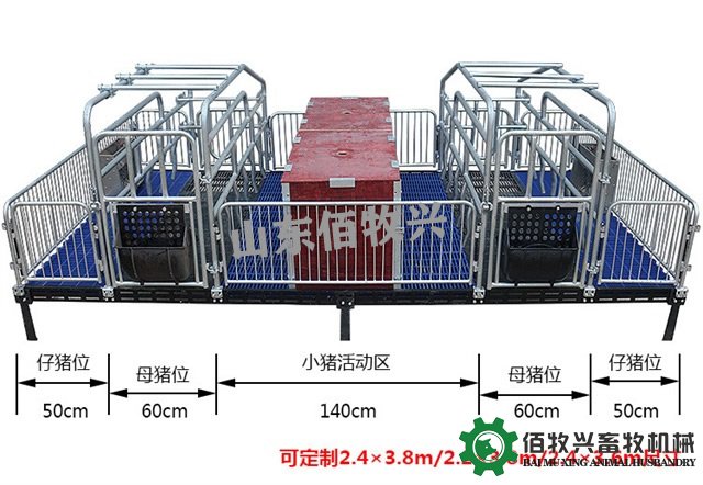 国标2.5热镀锌母猪产床实拍图